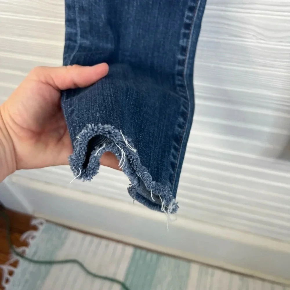 ⭐️AG Adriano Goldschmied The Stevie Slim Straight Jeans Distressed 29R - Picture 8 of 12